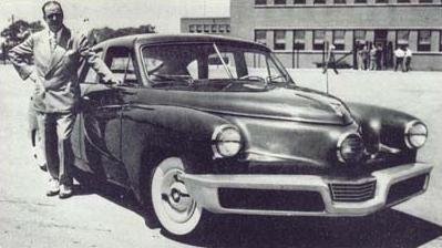 Preston Tucker mit dem Torpedo.